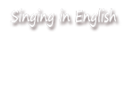 Singing in English